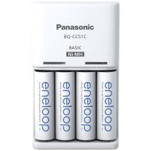 eneloop Panasonic Charger Basic BQ-CC51 + 4x AA/2000