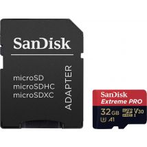 SD MicroSD Card  32GB SanDisk Extreme Pro SDHC inkl. Adapter