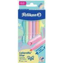 Pelikan Faserm. Colorella Star C302 PASTELL 6 ST Faltschachtel
