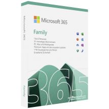 Microsoft 365 Family WIN/MAC Subscript. 1 Lic. 1Y dt. P10