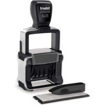 trodat Datumstempel Professional 4.0/SB Typo+Kis bl-rot5435