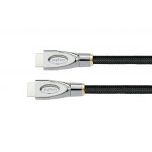 Python HDMI« 2.1 Kabel 8K UHD-2 Nylongeflecht schwarz 2m