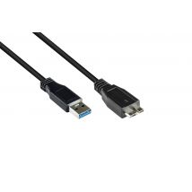 Good Connections USB3.0 Kabel A-Micro B schwarz 0,5m