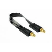 kabelmeister Koaxial HF Fensterdurchführung SMA-Bu-Bu 0,2m