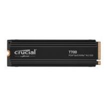 SSD    4TB Crucial M.2 w.heatsink (2280)  T700 Gen5 NVMe intern retail