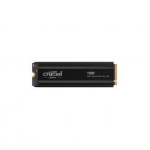 SSD    1TB Crucial M.2 w.heatsink (2280)  T500 Gen4 NVMe intern retail