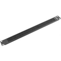 Lanberg Bürstenleiste 19 1U schwarz