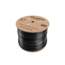 Lanberg Verlegekabel Outdoor Gel Cat. 6 FTP 305m Kup. schw.