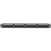 Lanberg Patchpanel 24-Port 1U 19 Cat. 6 UTP schwarz