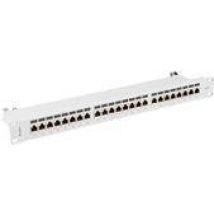 Lanberg Patchpanel 24-Port 1U 19 Cat. 7 FTP geschirmt grau