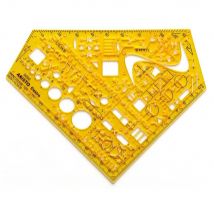 ARISTO Schablone Schulwinkel Elektro Format 155 x 155mm