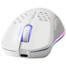 Deltaco Gaming Maus USB, RGB, weiß