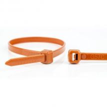 WKK Kunststoffkabelbinder Braun 100x2,5mm 100 St.