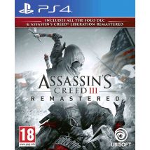 Assassin's Creed III - Remastered - Ubisoft - Sortie en 2019 - Action/Aventure/Monde Ouvert/RPG - Disque BluRay PS4 - Neuf - VF