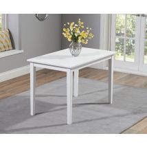 Chiltern 114cm White Painted Dining Table