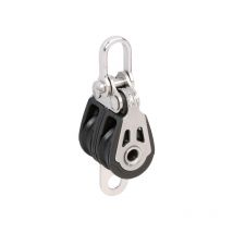 Poulie Dynamic double ringot réa de 20 mm - Holt
