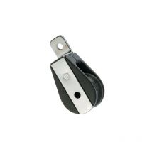 Poulie Simple Plat Pont Wichard – Réa 18 mm – Billes – Inox HR – Fixation Multiple