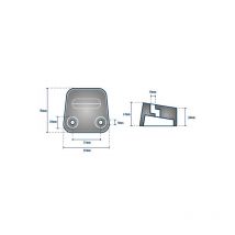 Anode Bloc SX Drive Volvo – Orangemarine – Zinc 99,996% – Norme NC 431990