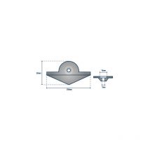 Anode Rondelle Zinc Yamaha 9.9 CV NM après 92 – Protection Moteur