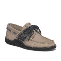 Chaussure Bateau Globek Beige / Marine - TBS