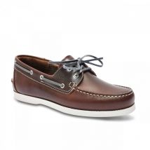 Chaussure bateau homme Phenis cuir acajou - TBS