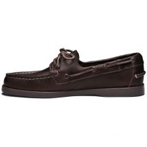 Chaussure Bateau Sebago Dockside Portland – Homme – Cuir Huilé Marron / Cousue Main