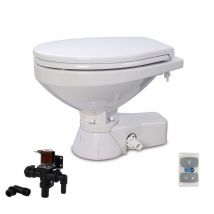 WC marin Quiet Flush / Confort / Valve magnétique / Battant silencieux - Jabsco
