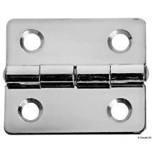 Charnière Inox Poli Miroir Rectangulaire – Épaisseur 1,3 mm – Osculati – Bateau