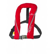 Gilet de sauvetage gonflable manuel Pilot 165N rouge avec harnais