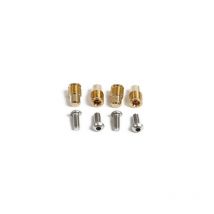 4 Inserts Laiton Etanches M8 + Vis - Pike 'N Bass