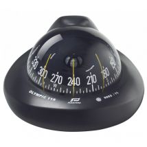 Compas Olympic 115 Plastimo – Rose Conique Noire – Voilier 6-12m Navigation Côtière