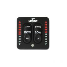 Commutateur etanche double V2 avec LED - Lenco