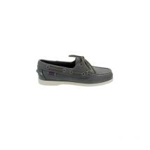Chaussure bateau Femme Portland Crazy Cuir Gris Femme - Sebago