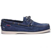 Chaussure Bateau Portland Femme Cuir Suède Bleu – Sebago Cousue