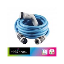 Tuyau de lavage extensible Ikon bleu - 15m - Fitt