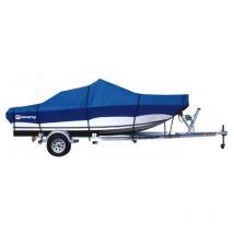 Housse de transport polyester 600D imperméable pour bateau à moteur - Bleu - Coversy