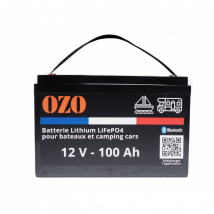 Batterie Lithium Lifepo4 OZO 12V 100Ah