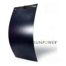 Panneau solaire souple SunPower Hpflex Tedlar Noir pour bateau et camping-car - 110W Energie Mobile