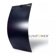 Panneau solaire souple sunpower Hpflex tedlar noir pour bateau et camping-car 126w - Energie Mobile