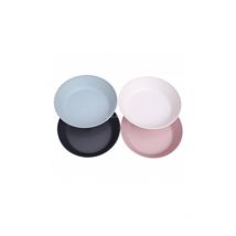Lot de 4 assiettes creuses en PLA 100% recyclables - Incasa