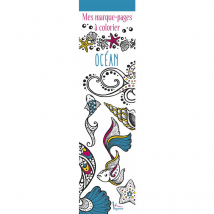 Mes marques-pages a colorier - ocean - VAGNON