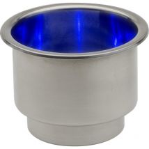 Porte gobelet inox avec LED - Attwood