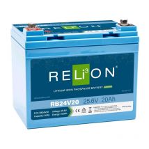 Batterie lithium lifepo4 24v - 20ah - relion