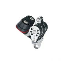Poulie Micro Block triple taquet et ringot réa de 22 mm - Harken