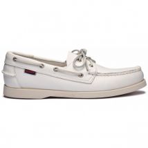 Chaussures bateau Docksides portland blanches - sebago