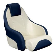 Siège Pilote Deluxe - Blanc / Bleu - Overdeck - Overdeck