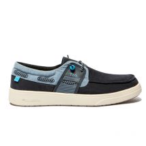 Chaussures bateau coton canvas geoboat marine denim - tbs