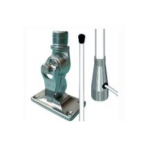 Antenne VHF PRO vedette - 2,7m 6db - 5m de câble - avec rotule - Banten