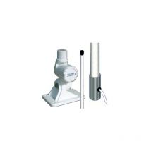 Antenne VHF PRO vedette - 2,7m 6db - 5m de câble - rotule plastique - Banten