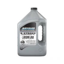Huile Marine 4T Quicksilver 25W40 Synthétique FCW – 4 L – Moteur Haut Rendement
